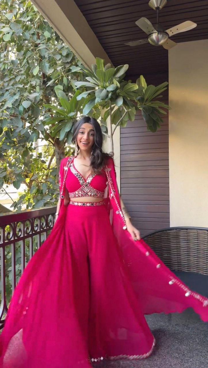 Trendy Three-Piece Western Outfit – Perfect for the Wedding Season