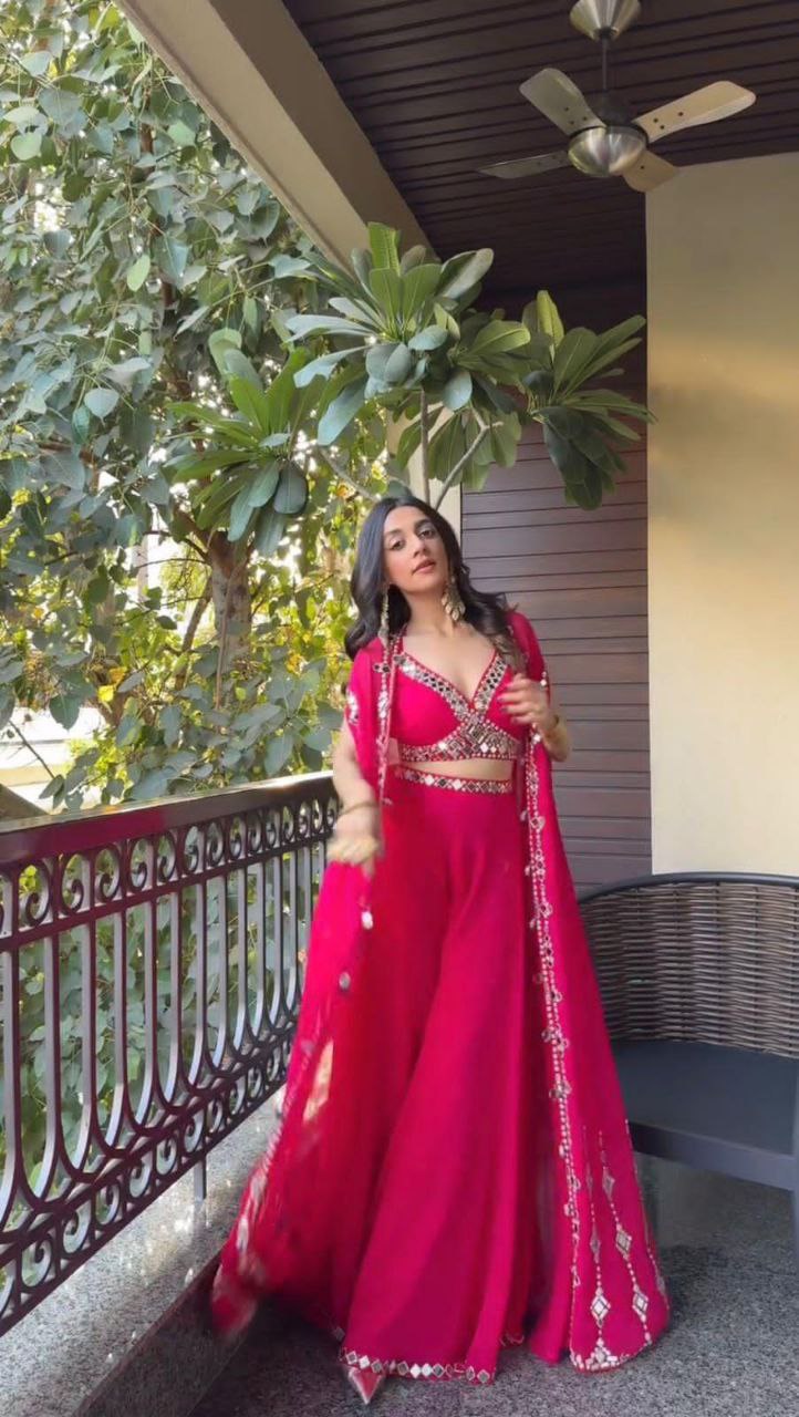 Trendy Three-Piece Western Outfit – Perfect for the Wedding Season