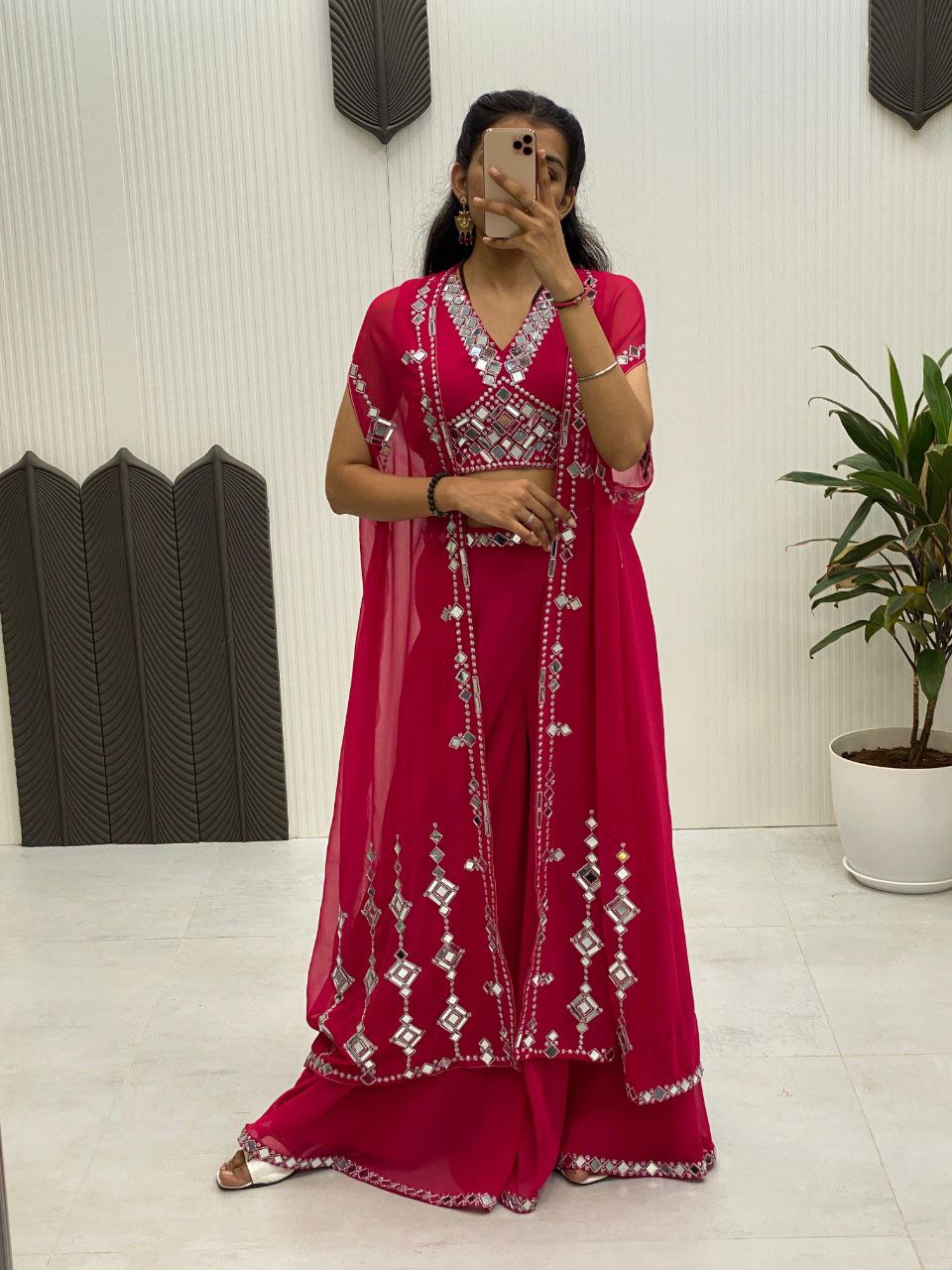 Trendy Three-Piece Western Outfit – Perfect for the Wedding Season