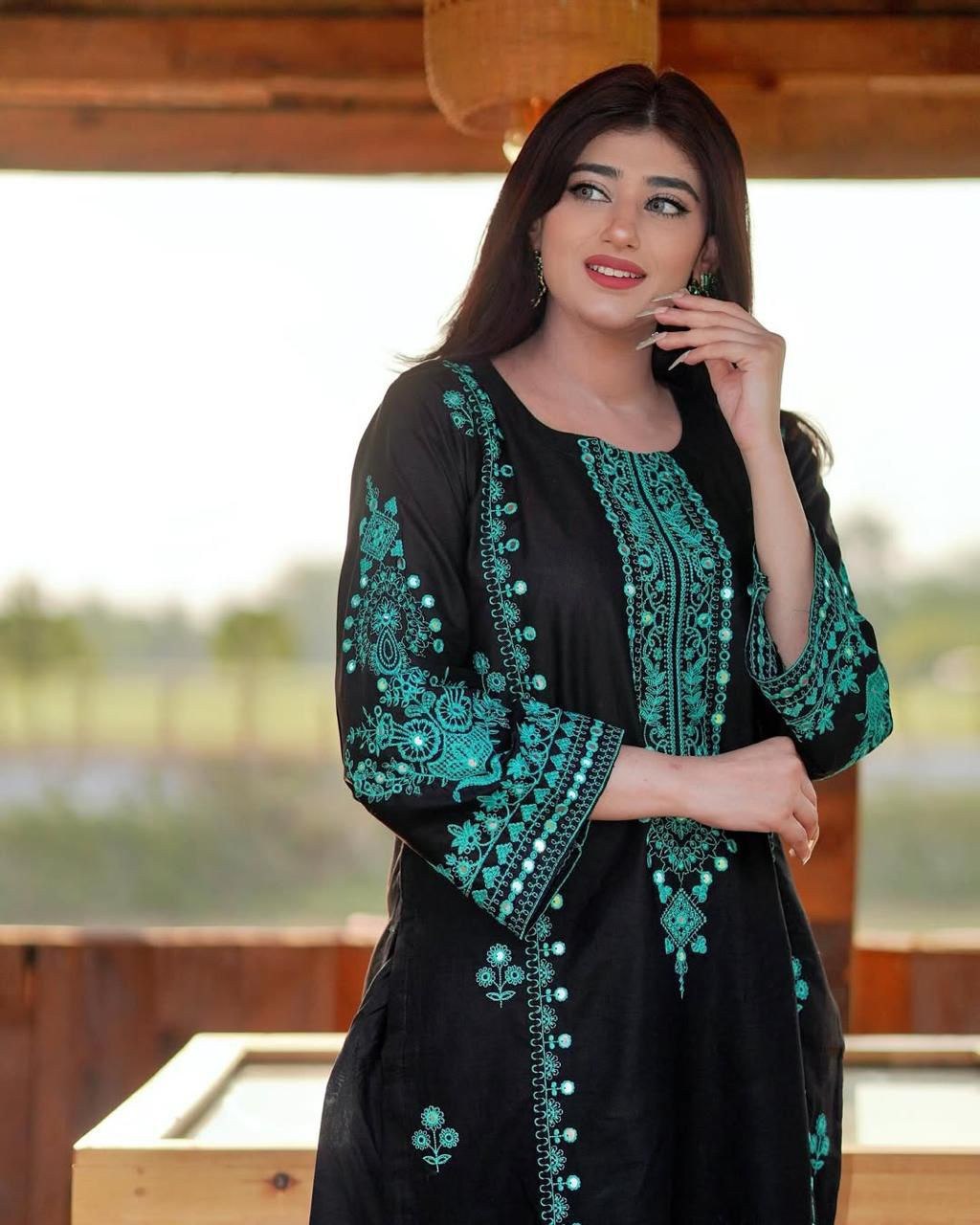 Luxurious Roman Silk 3-Piece Embroidered Party Wear Palazzo Set with Dupatta