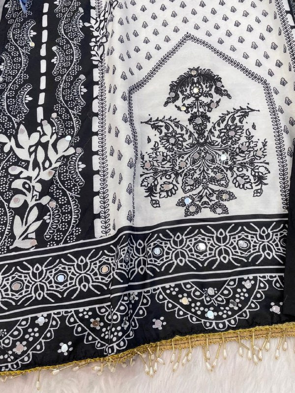 Festive & Party Wear Heavy Muslin Cotton Suit Set