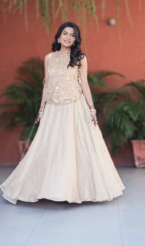 Festival Special Vichitra Silk Lehenga Choli – Heavy Thread & Sequins
