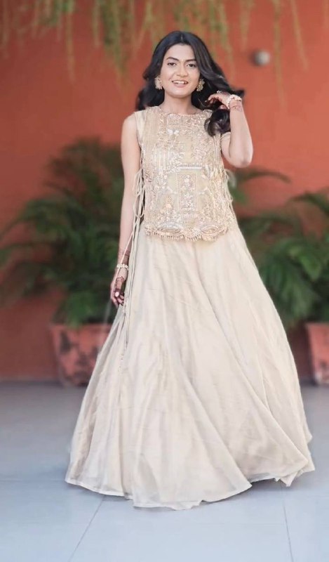 Festival Special Vichitra Silk Lehenga Choli – Heavy Thread & Sequins
