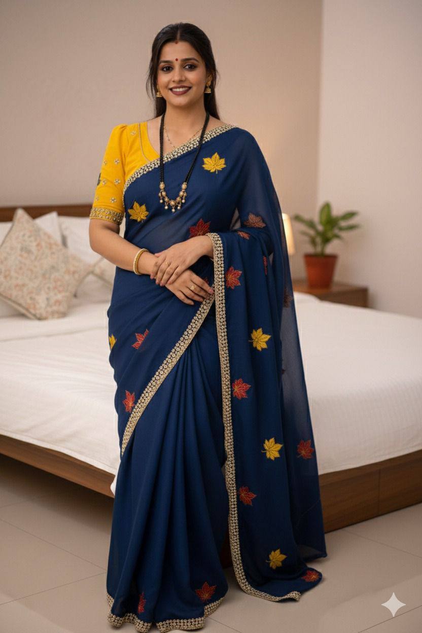 Rangoli Silk Saree – Original Jari Royal Mirror Work