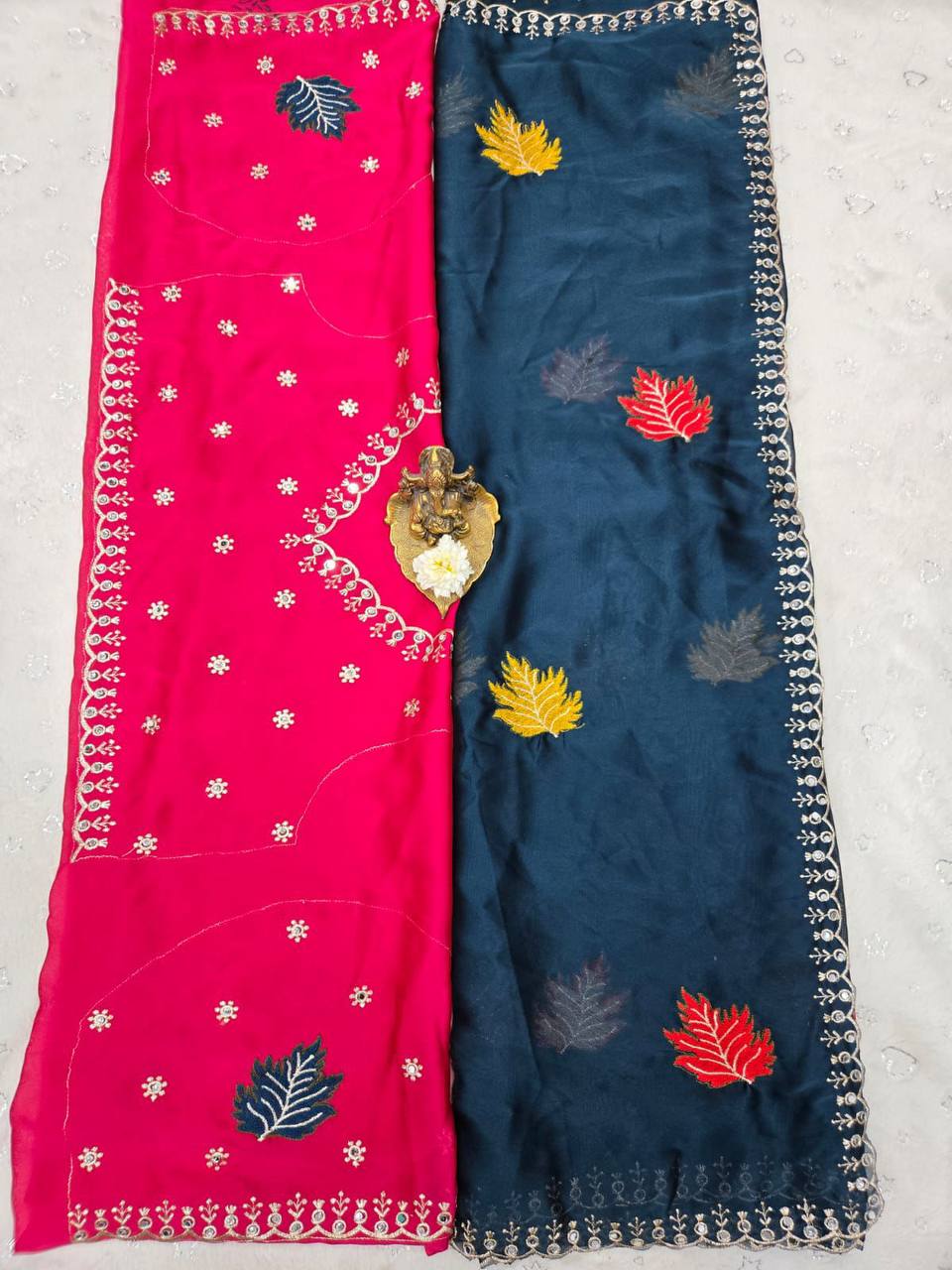 Rangoli Silk Saree – Original Jari Royal Mirror Work