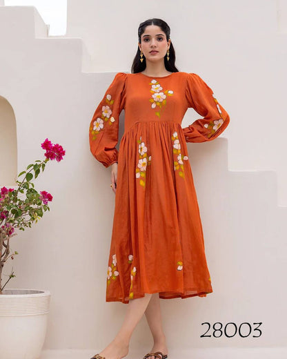 Plus Size Kurti Short Dress – Kota Checks with Heavy Digital Print