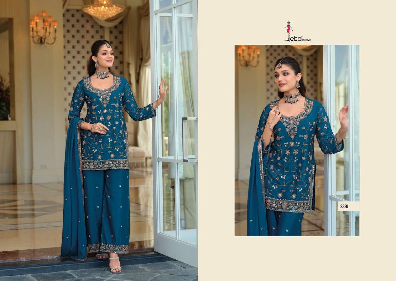 TASROOP PREMIUM DESIGNER TOP–PLAZZO–DUPATTA SET