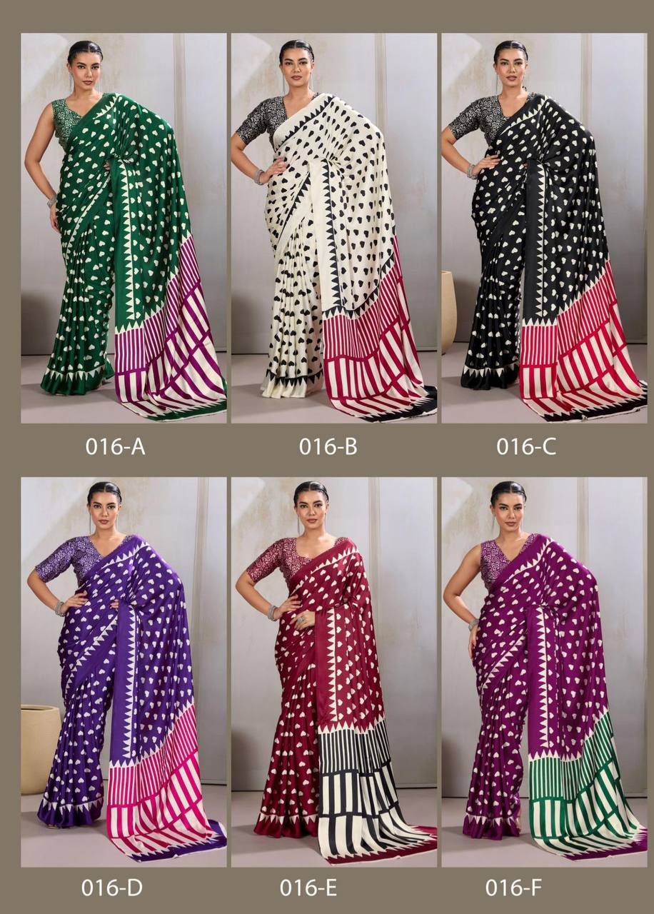Pure Ajrakh Modal Satin Saree – Traditional Ajrakh Print with Blouse