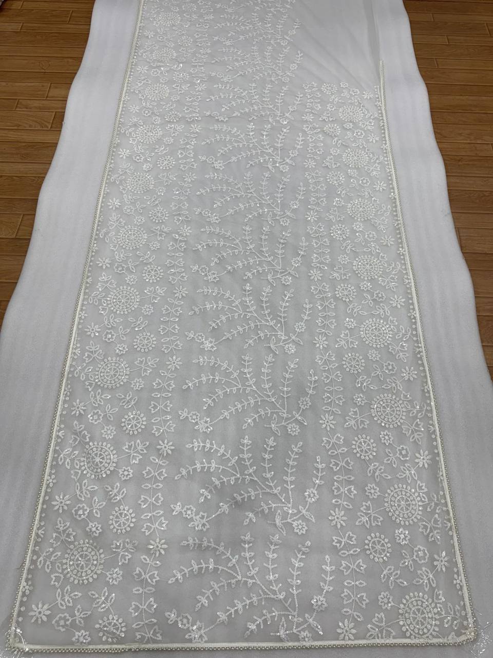 Bollywood Blockbuster Sequins Saree – Heavy Mono Net