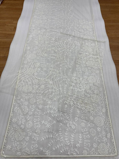 Bollywood Blockbuster Sequins Saree – Heavy Mono Net