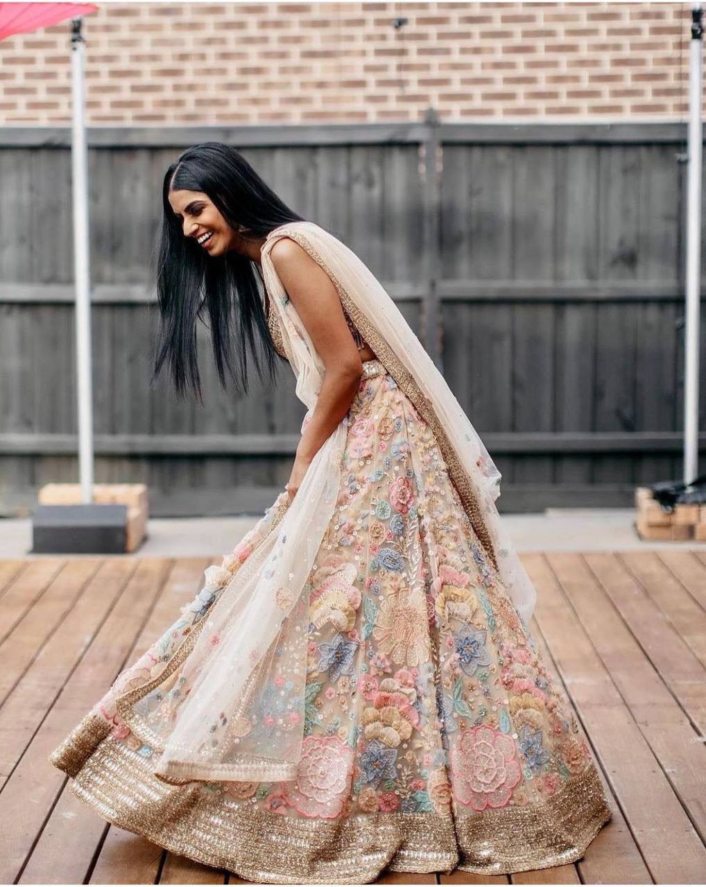 Bridal Heavy Georgette Lehenga Set – Sequins Embroidery