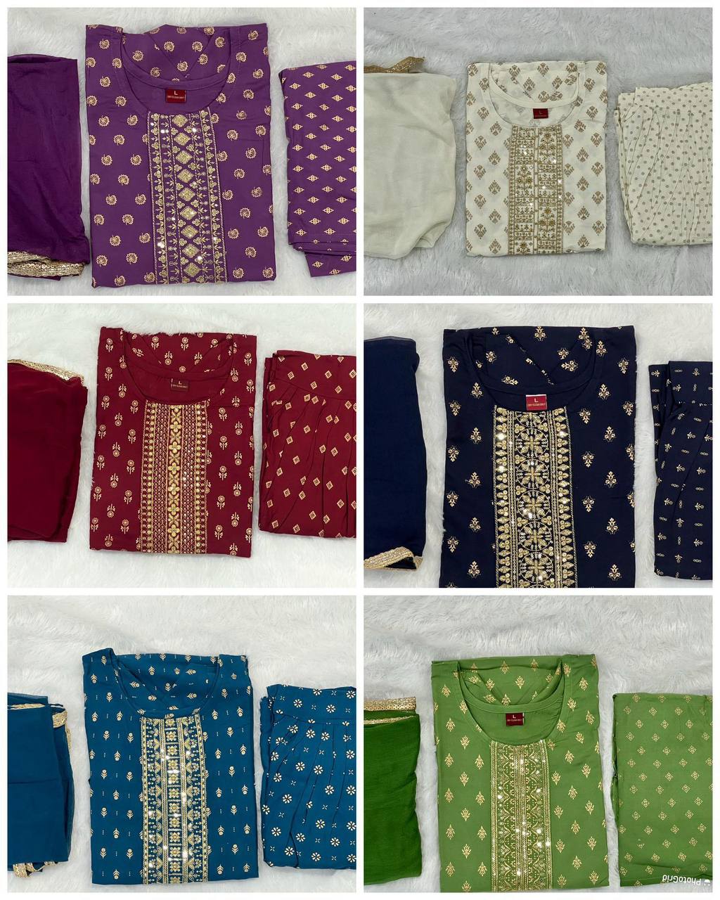 Rayon Sharara Set – Printed Embroidery Top with Nazmin Dupatta