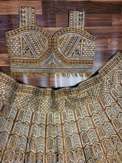 Premium Heavy Malai Silk Lehenga Set – Coding, Zari & Sequins Work