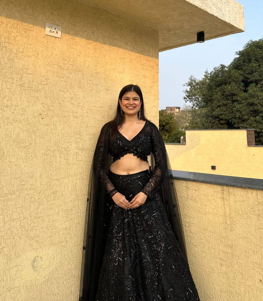 Premium Faux Georgette Lehenga Set – Thread Embroidery, Coding & Sequins Work