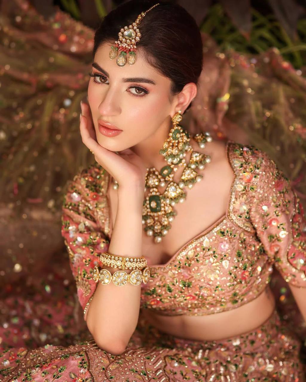 Premium Slub Silk Lehenga Set – Embroidery
