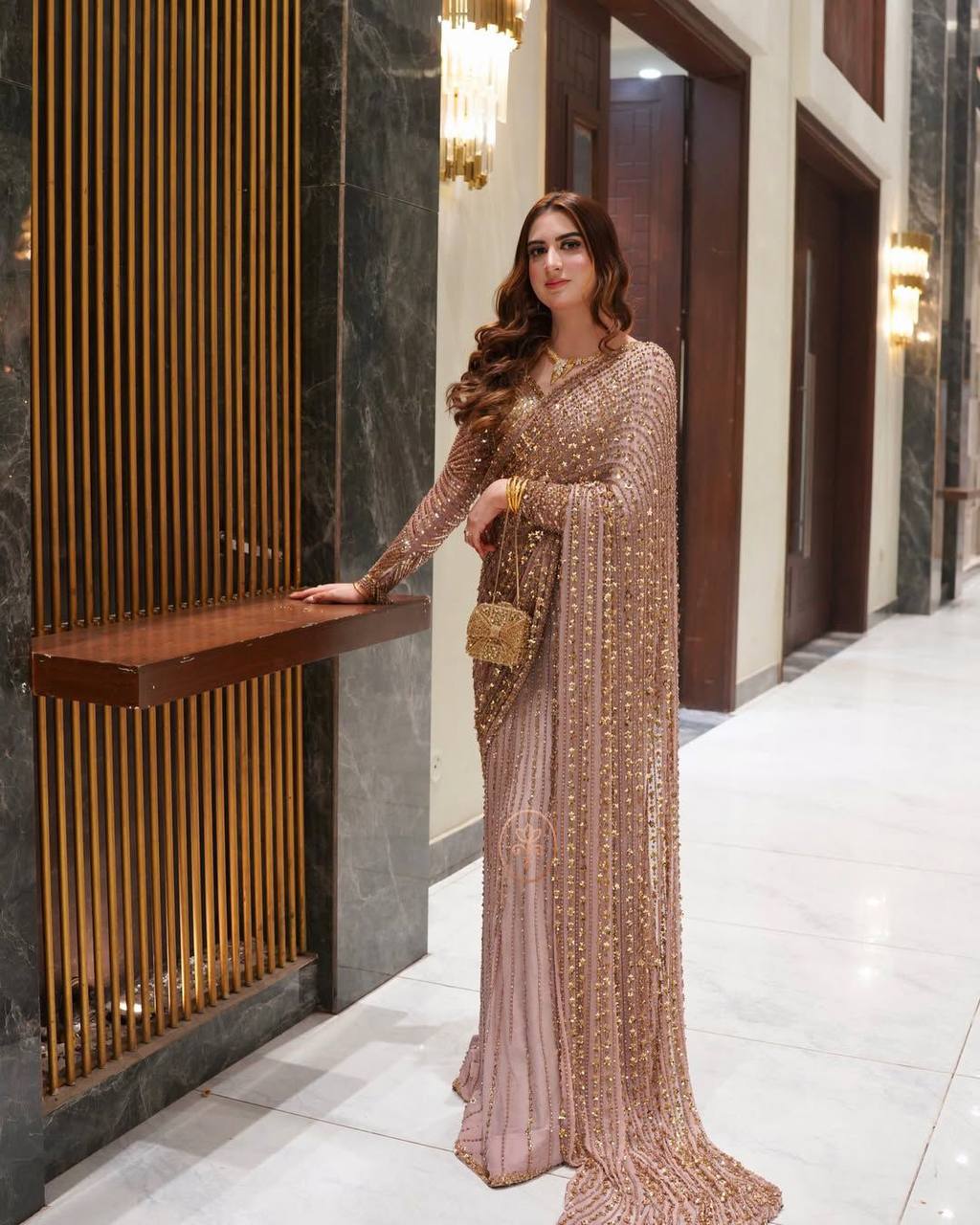 Premium Butterfly Net Saree with Sequins Embroidery