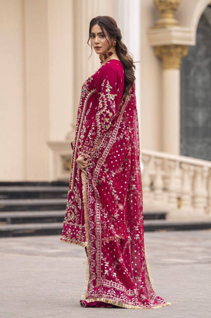Premium Faux Georgette Party Wear Set – Sequins & Beads Embroidery