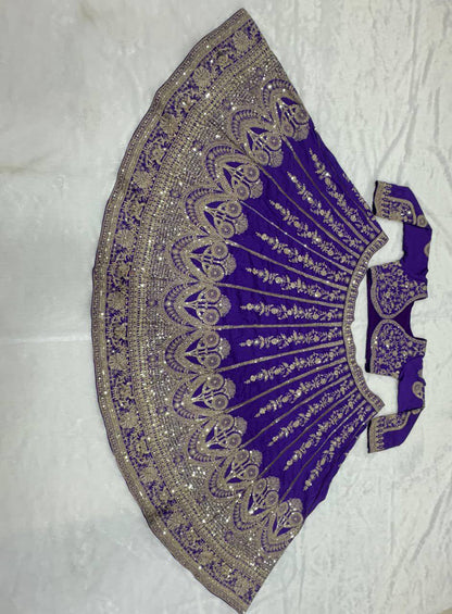 Premium Slub Silk Lehenga‑Blouse‑Dupatta Set with 3.5 meters Flair