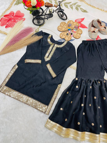 Premium GMY Silk Party Wear Set – Sequins Embroidery