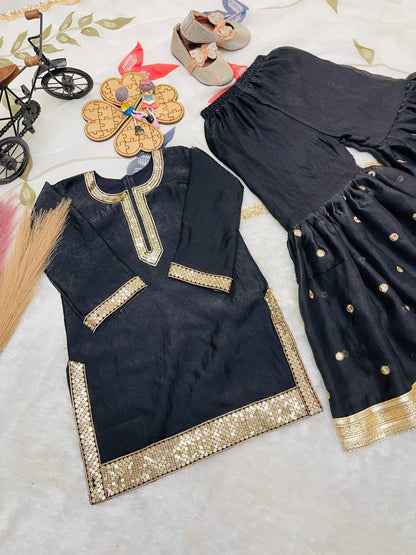 Premium GMY Silk Party Wear Set – Sequins Embroidery