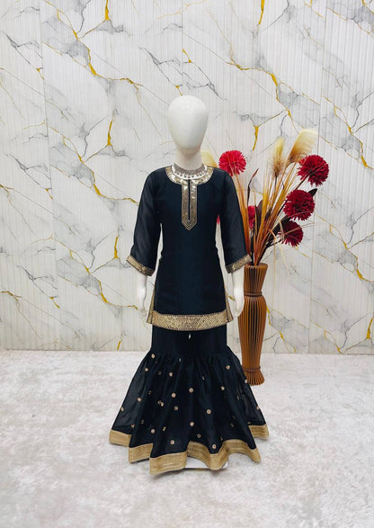 Premium GMY Silk Party Wear Set – Sequins Embroidery