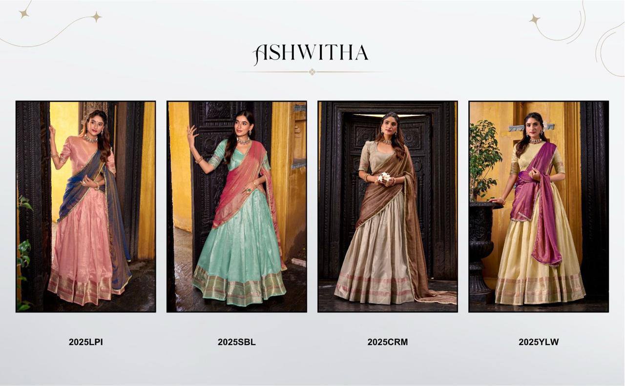 Premium Dupion Silk Lehenga‑Blouse‑Dupatta Set – Zari Weaving Work