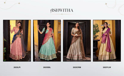 Premium Dupion Silk Lehenga‑Blouse‑Dupatta Set – Zari Weaving Work