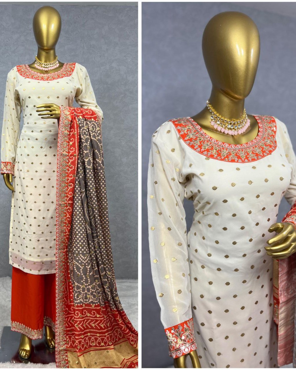 Stylish Kurti and Palazzo Combo with Stunning Dupatta Design