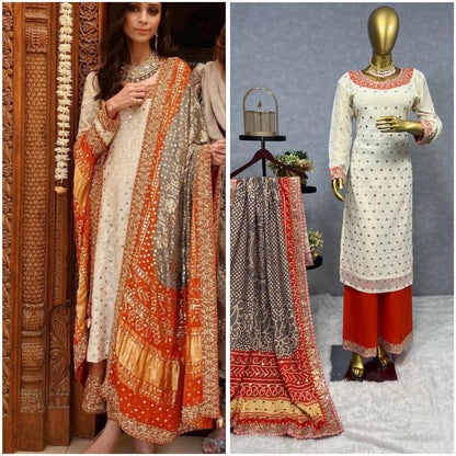 Stylish Kurti and Palazzo Combo with Stunning Dupatta Design