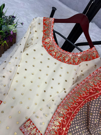 Stylish Kurti and Palazzo Combo with Stunning Dupatta Design