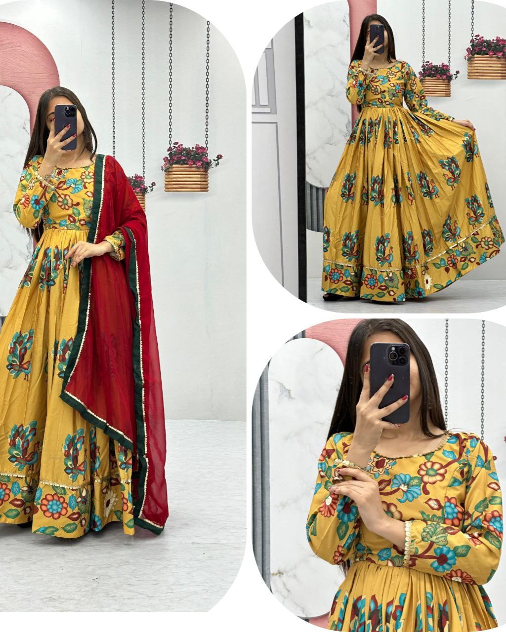 New Kalamkari Gown Set – A Masterpiece of Elegance and Tradition