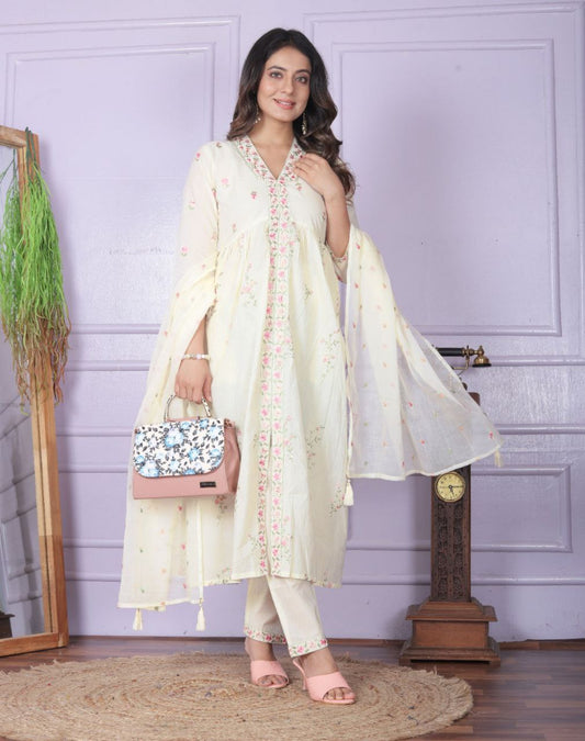 Elegant Kurta Set with Dupatta – A Blend of Style and Comfort