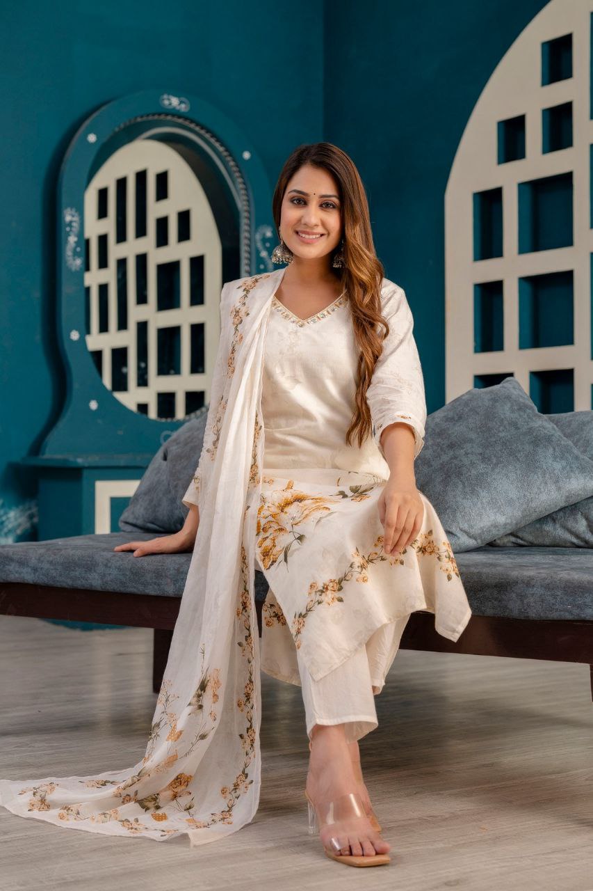 Elevate your style with this stunning Kurta Set with Dupatta