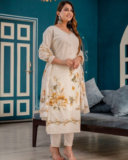 Elevate your style with this stunning Kurta Set with Dupatta