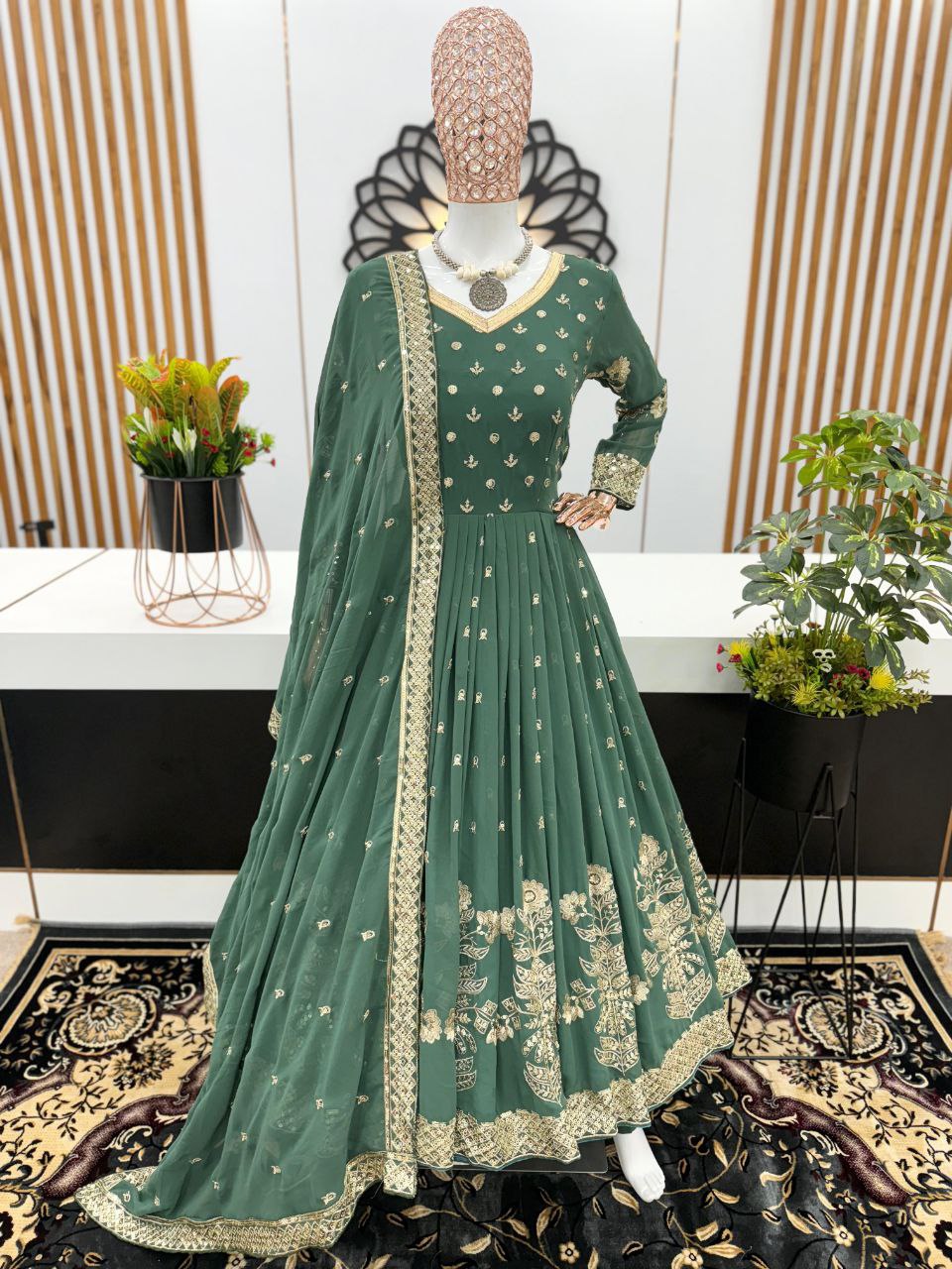 Glamorous Designer Party Wear Set: Fancy Top, Dupatta & Fully Stitched Gharara for Unmatched Elegance!