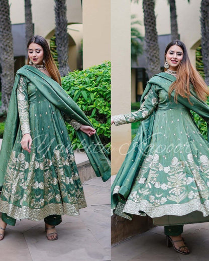 Glamorous Designer Party Wear Set: Fancy Top, Dupatta & Fully Stitched Gharara for Unmatched Elegance!