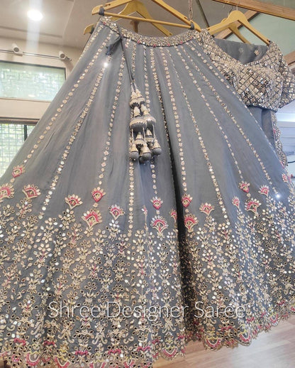 NEW DESIGNER BOLLYWOOD HEAVY GEORGETTE LEHENGAS WITH DUPATTA