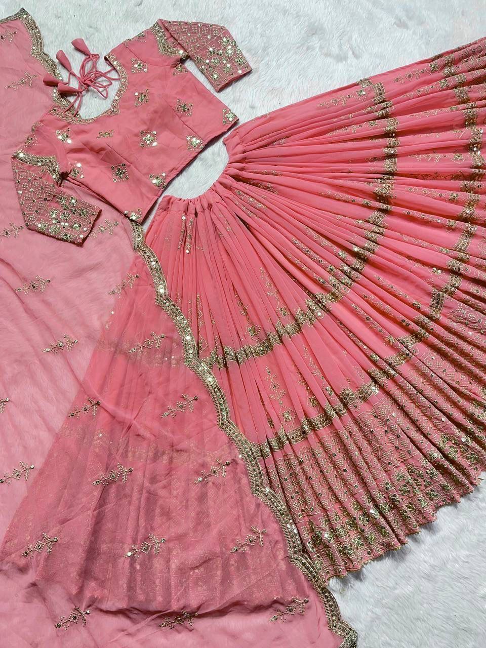 Unveil Glamour with the New Designer Fancy Style Lehenga Choli