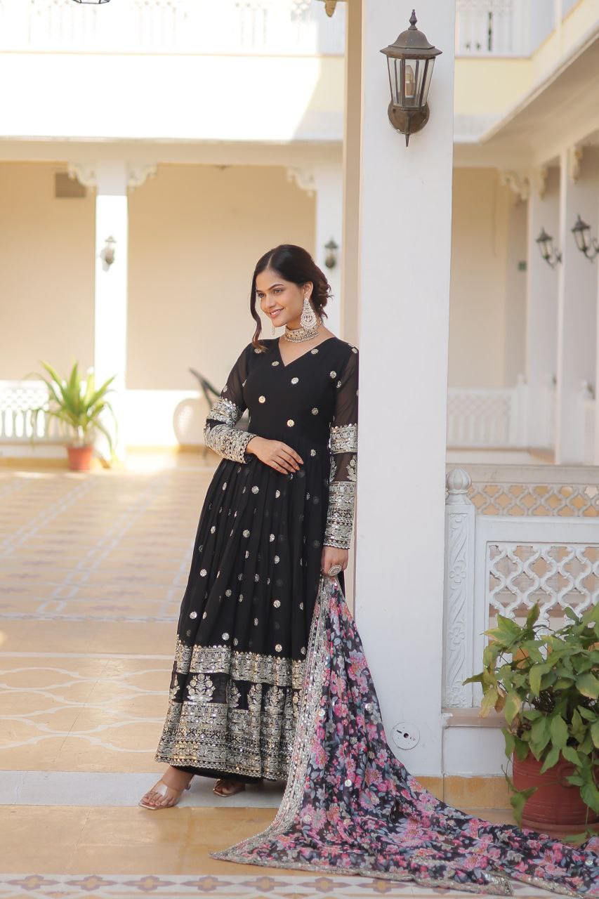 Premium Designer Readymade Gown Collection – Elegance Redefined with Stunning Dupatta