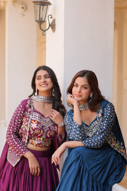 New Festival Lehenga Choli with Koti – A Statement of Elegance!