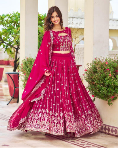 Grand Festival Special: Stunning Embroidered Lehenga Choli Collection