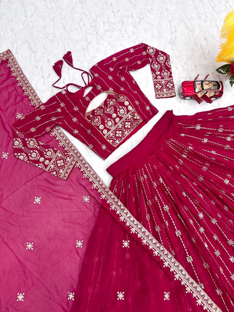 Grand Festival Special: Stunning Embroidered Lehenga Choli Collection