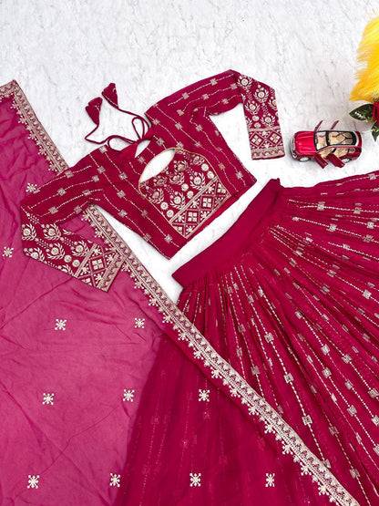 Grand Festival Special: Stunning Embroidered Lehenga Choli Collection