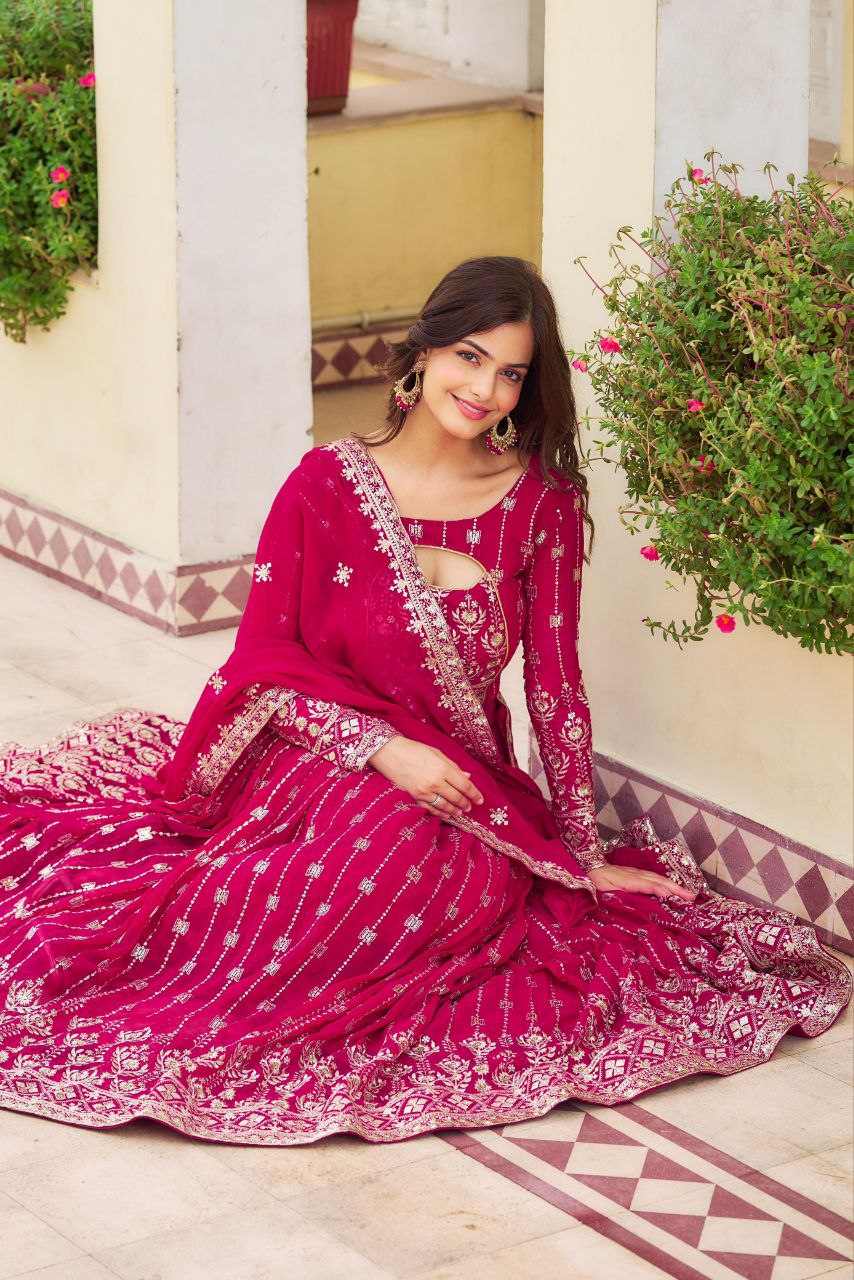Grand Festival Special: Stunning Embroidered Lehenga Choli Collection