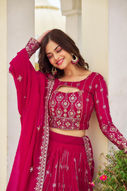 Grand Festival Special: Stunning Embroidered Lehenga Choli Collection