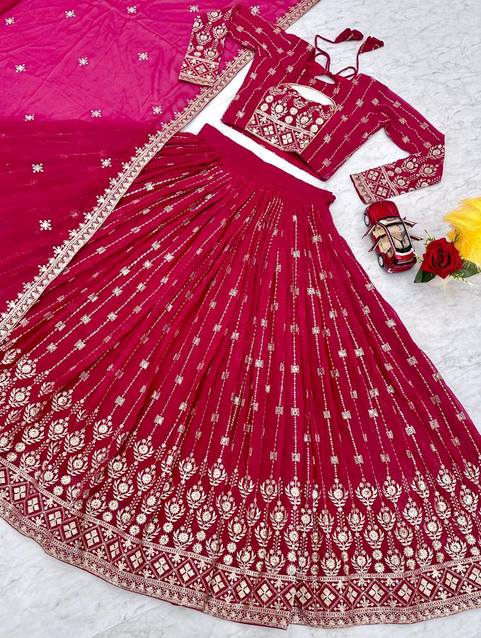 Grand Festival Special: Stunning Embroidered Lehenga Choli Collection