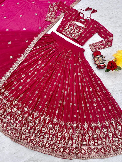 Grand Festival Special: Stunning Embroidered Lehenga Choli Collection