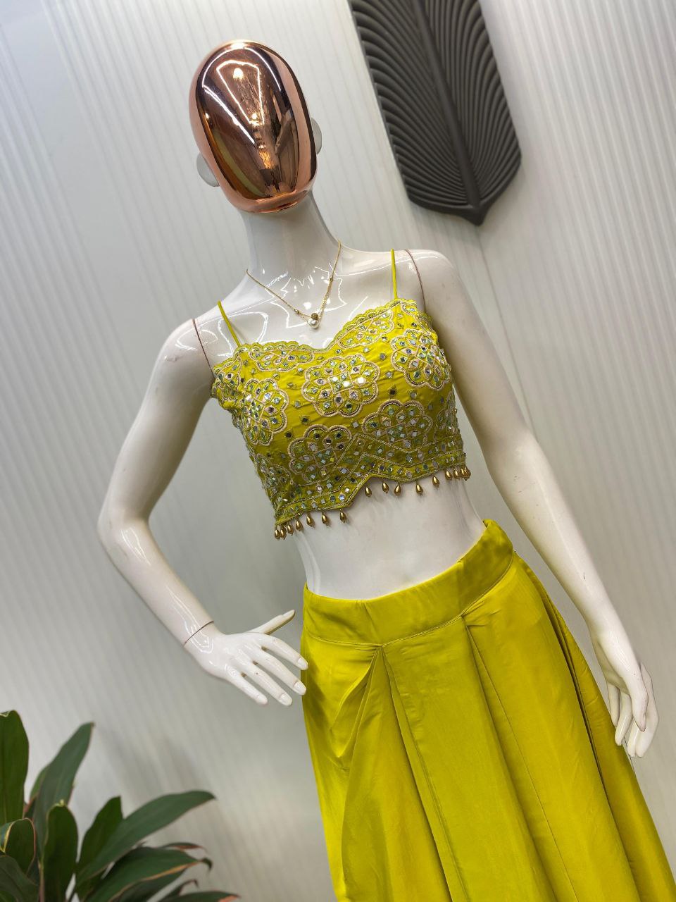 Designer Partywear Dhotis with Tube Blouse & Shrug | WEDDING SEASON DRAPED DHOTI