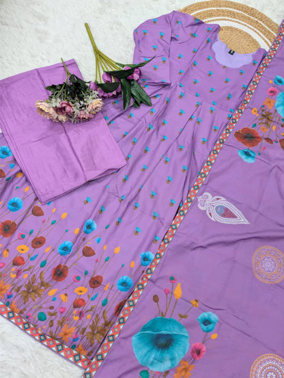 Premium Viscose Rayon Kurta‑Pant‑Dupatta Set – Elegant Design