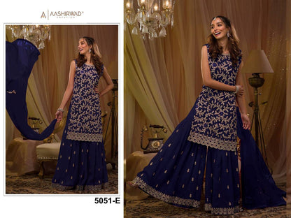 Exclusive Blooming Georgette Unstitched Suit – Sequins, Stone & Mirror Work